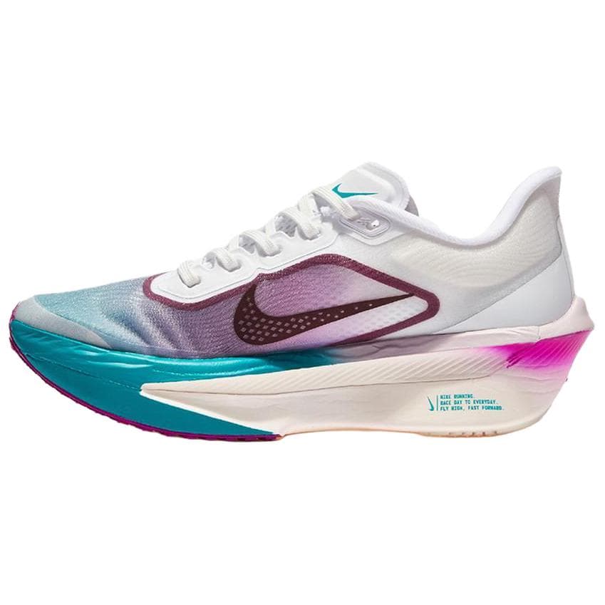Кроссовки для бега NIKE Zoom Fly 6 Беговые кроссовки Low Топ Белый фиолетовый Синий Женские - изображение 2