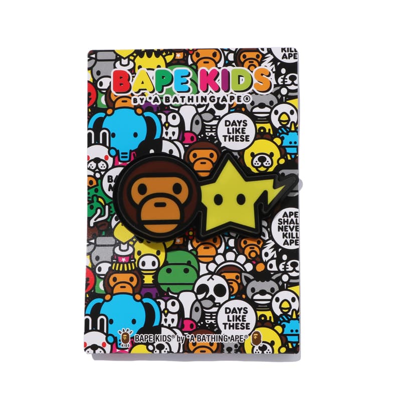 Заколка A BATHING APE Акрил Заколки для волос Kids - изображение 3