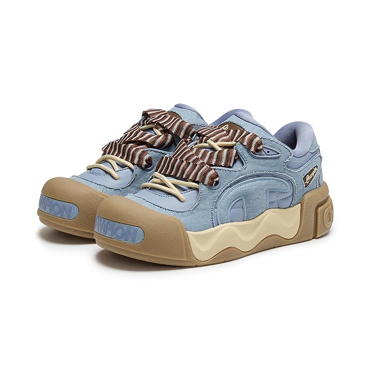 Кроссовки Champion Skate Shoes Low-Top Denim Blue Pine Brown Men's - изображение 3