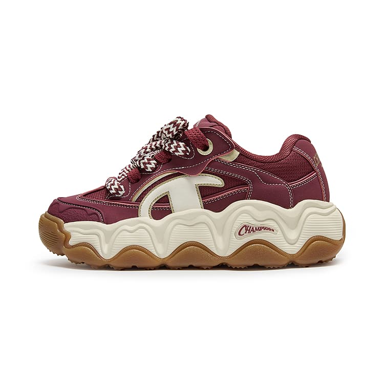Кроссовки Champion Skate Shoes Low Top Saddle Red Milk White Women's - изображение 1