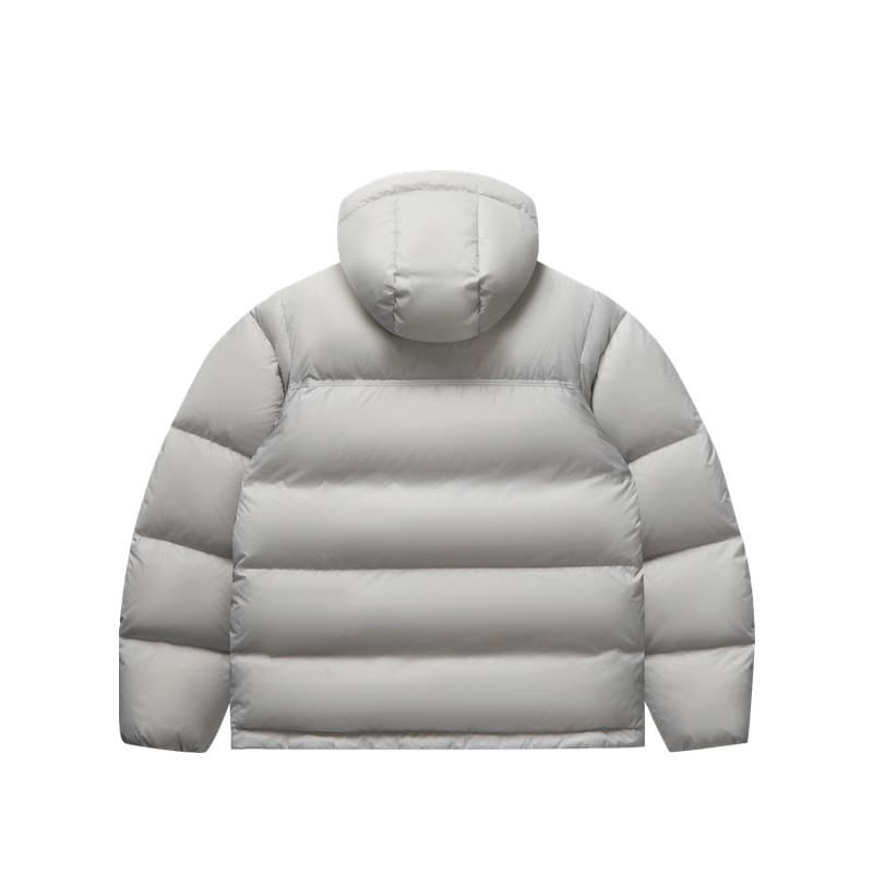 Зимняя куртка FILA FUSION Рабочий стиль Лунно-белый Серый Мужской Пуховики - изображение 2