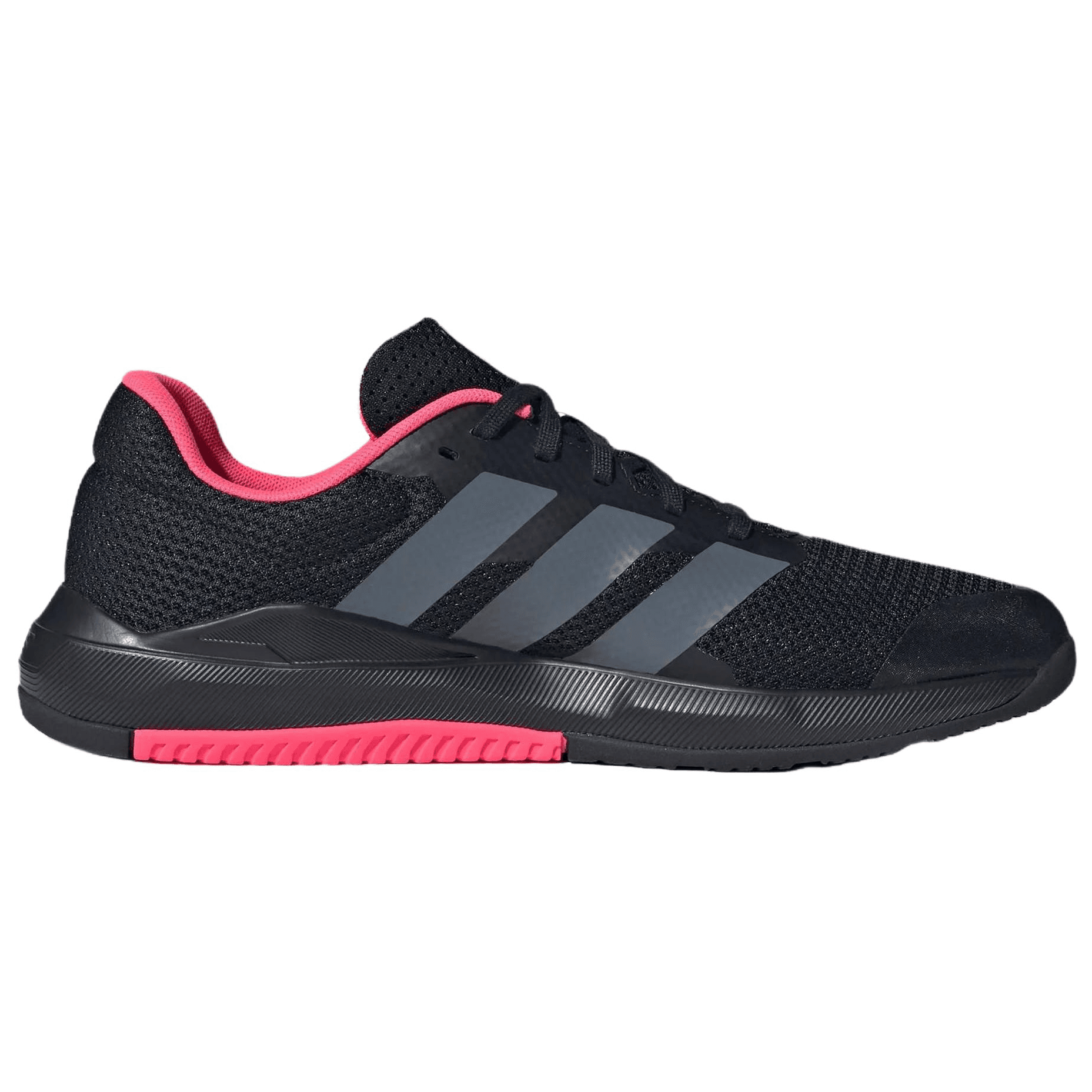 Кроссовки для спортзала Adidas Dropset Тренировочные кроссовки Low Топ Черный Асфальтовый серый Вихрь Неоново-красный Унисекс - изображение 2
