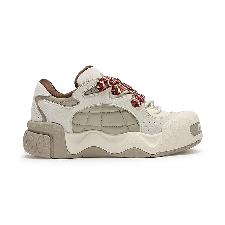 Кроссовки Champion Skate Shoes Low Top Молочно-белый Шишечно-коричневый Женские - изображение 2