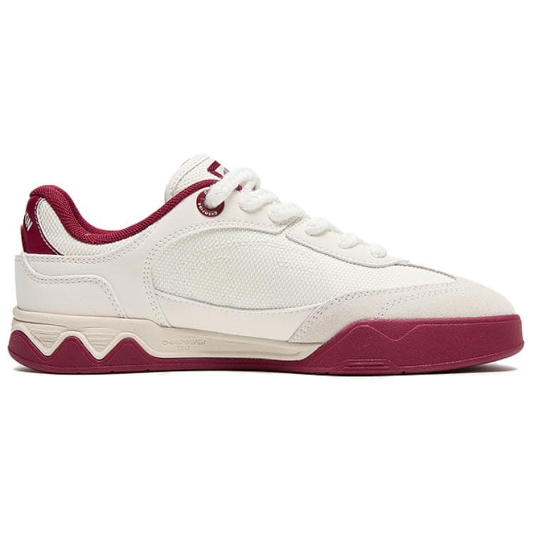 Кроссовки Champion Skate Shoes Low-Top Молочно-белый Лавовый красный Мужской - изображение 2