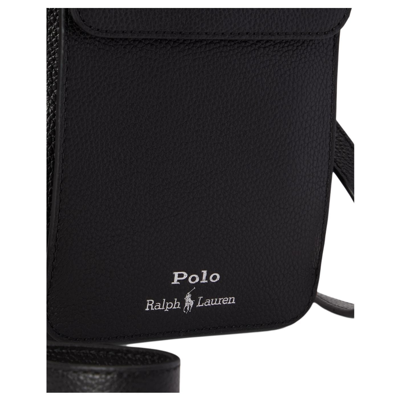 Сумка для телефона Polo Ralph Lauren Коровья кожа Одно плечо Чехлы для мобильных телефонов Мужской Черный - изображение 5