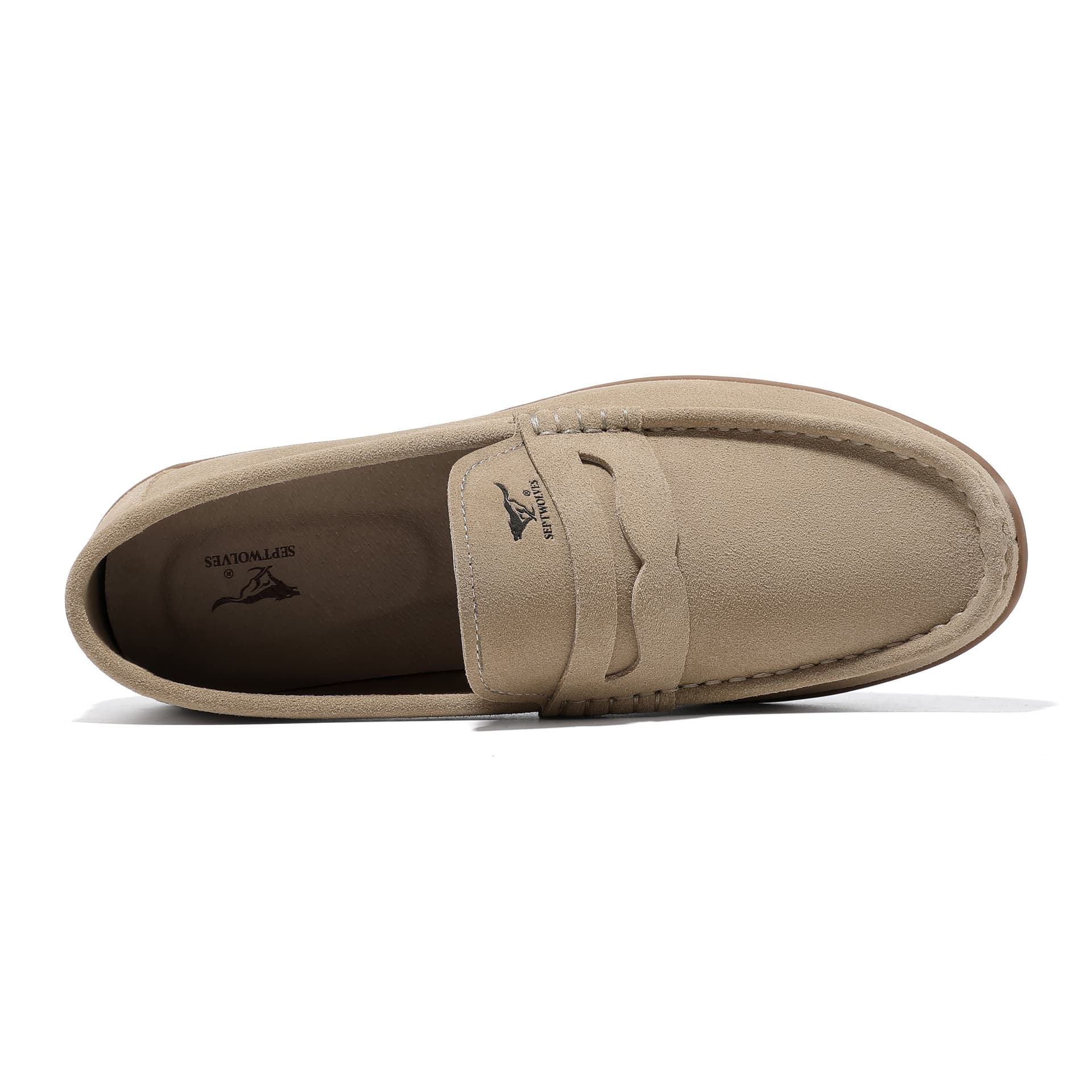 Ботинки SEPTWOLVES Спилок коровьей кожи Slip On Повседневная обувь Мужской HD - изображение 3