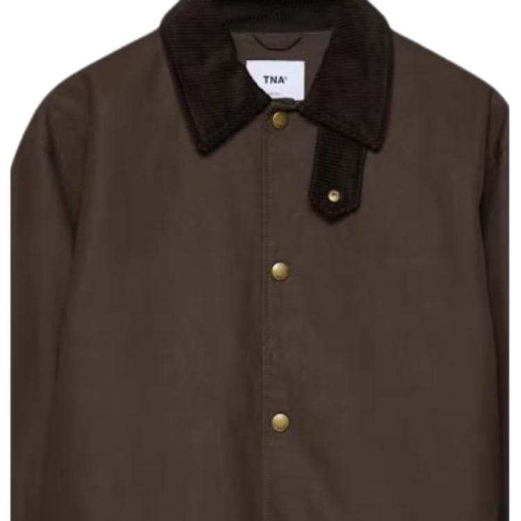 ARITZIA SS26 TNA Расслабленный Восковый Хлопковый Тренчкот Тренчкот Женский - изображение 2