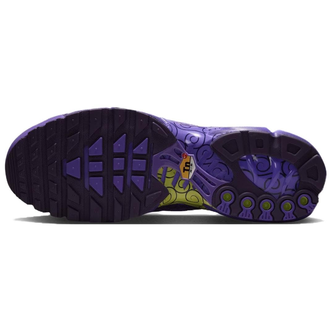Кроссовки для бега Nike X Ван-Пис Air Max Plus Беговые кроссовки Унисекс Фиолетово-желтый - изображение 6