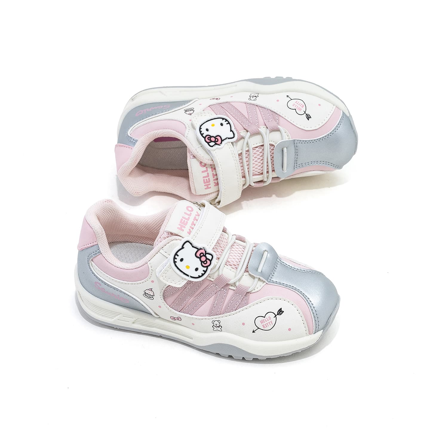 Кроссовки Санрио Hello Kitty Синтетическая кожа Противоскользящая Анти-КИК Устойчивая к истиранию Амортизация и Легкость - изображение 4
