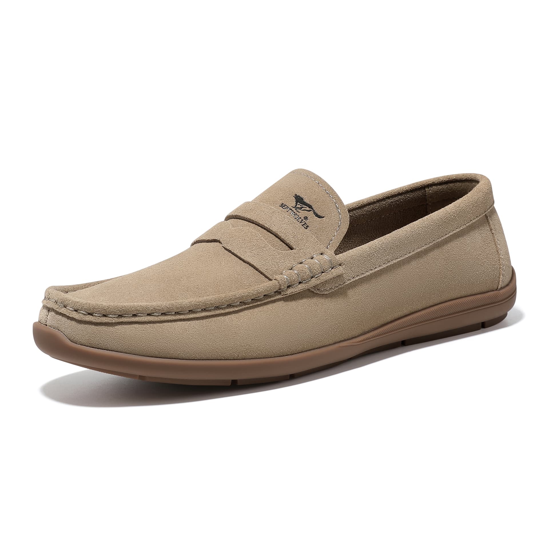 Ботинки SEPTWOLVES Спилок коровьей кожи Slip On Повседневная обувь Мужской HD - изображение 1