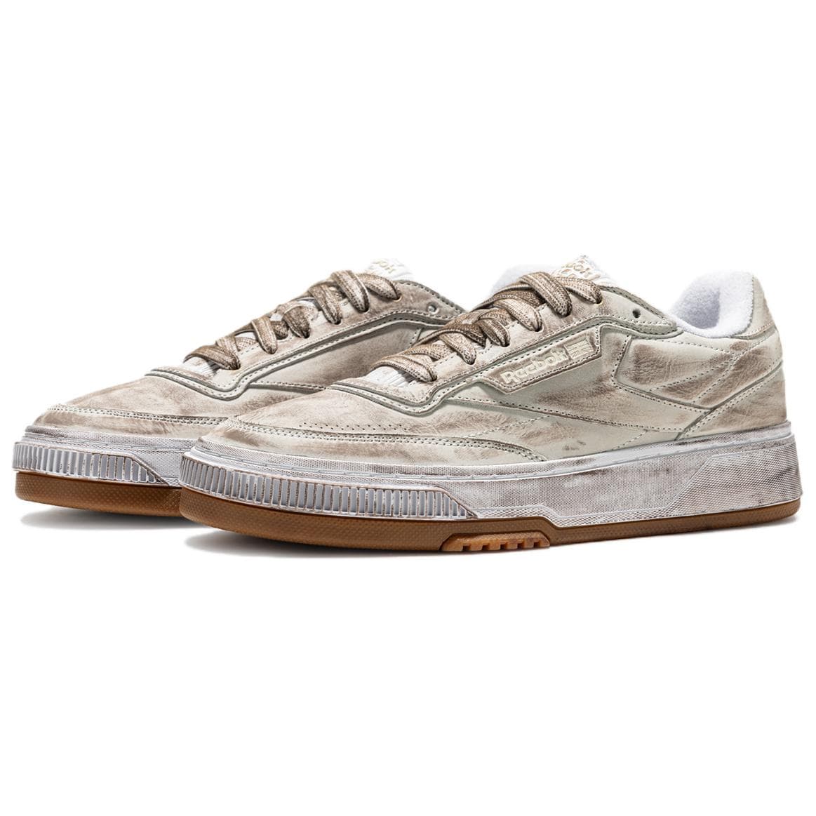 Кроссовки REEBOK CLUB C LTD Покрытие Теплоизоляционный Антискользящий Амортизация Износостойкий Легкий Лоу-топы Скейтборд Обувь - изображение 2