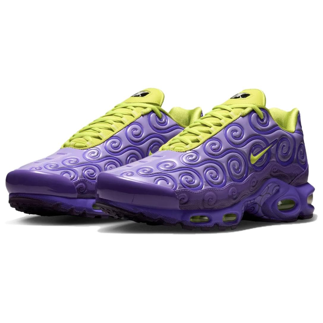 Кроссовки для бега Nike X Ван-Пис Air Max Plus Беговые кроссовки Унисекс Фиолетово-желтый - изображение 3