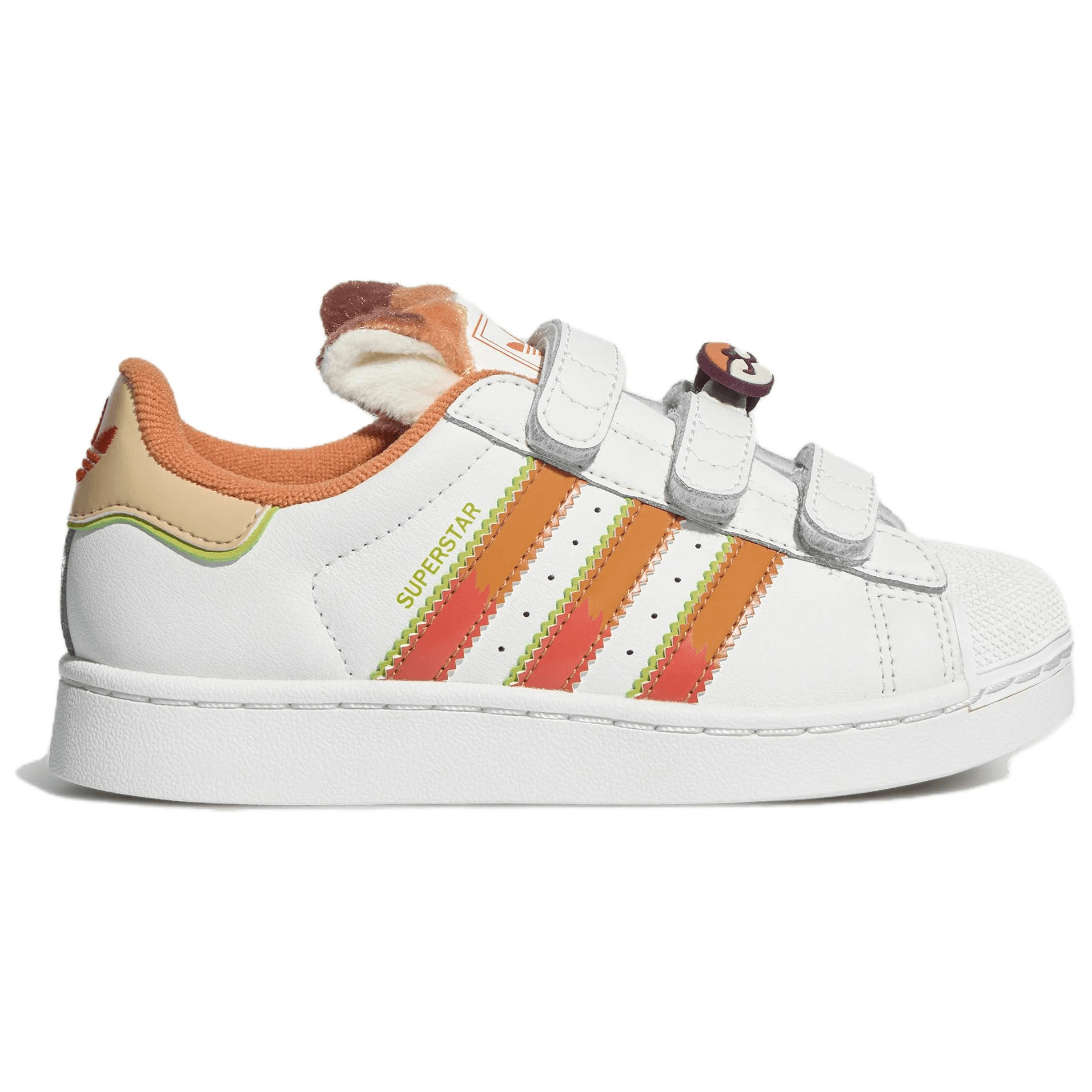 Кроссовки Adidas Originals X Disney SUPERSTAR 2 Лоу-топы Детский Скейтбординг Обувь Ярко-белый Детский - изображение 2