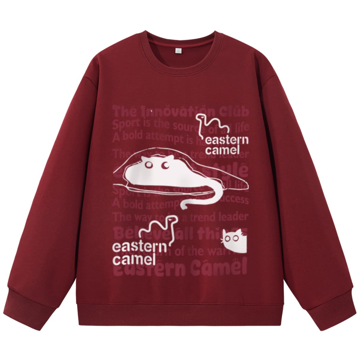 Худи EASTERN CAMEL Бургундский Унисекс Толстовки - изображение 1