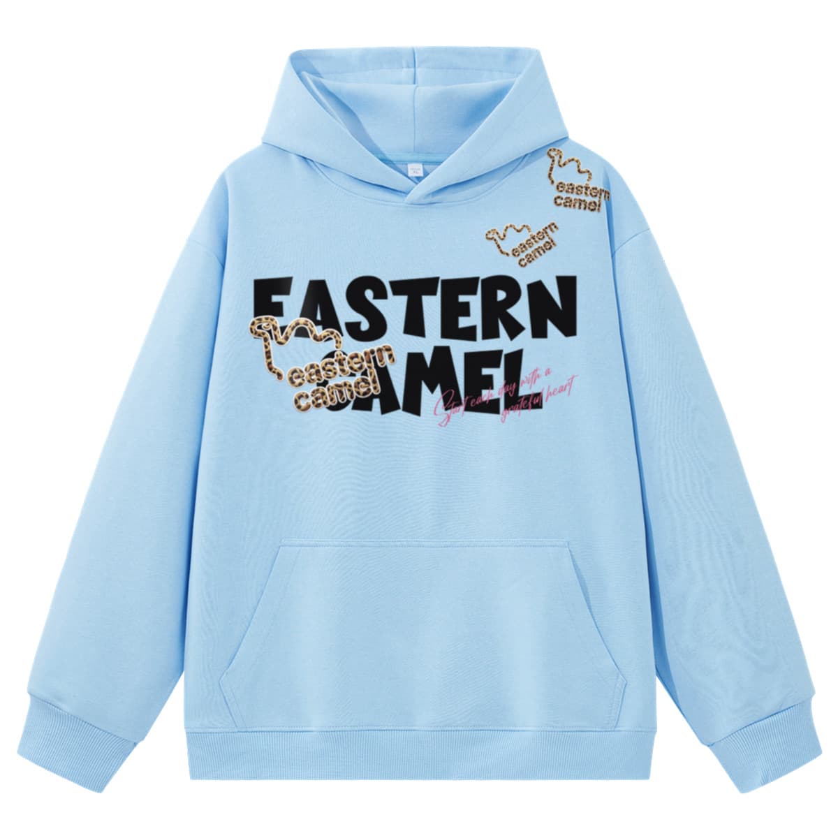 Худи EASTERN CAMEL Светло-синий Унисекс Толстовки - изображение 1