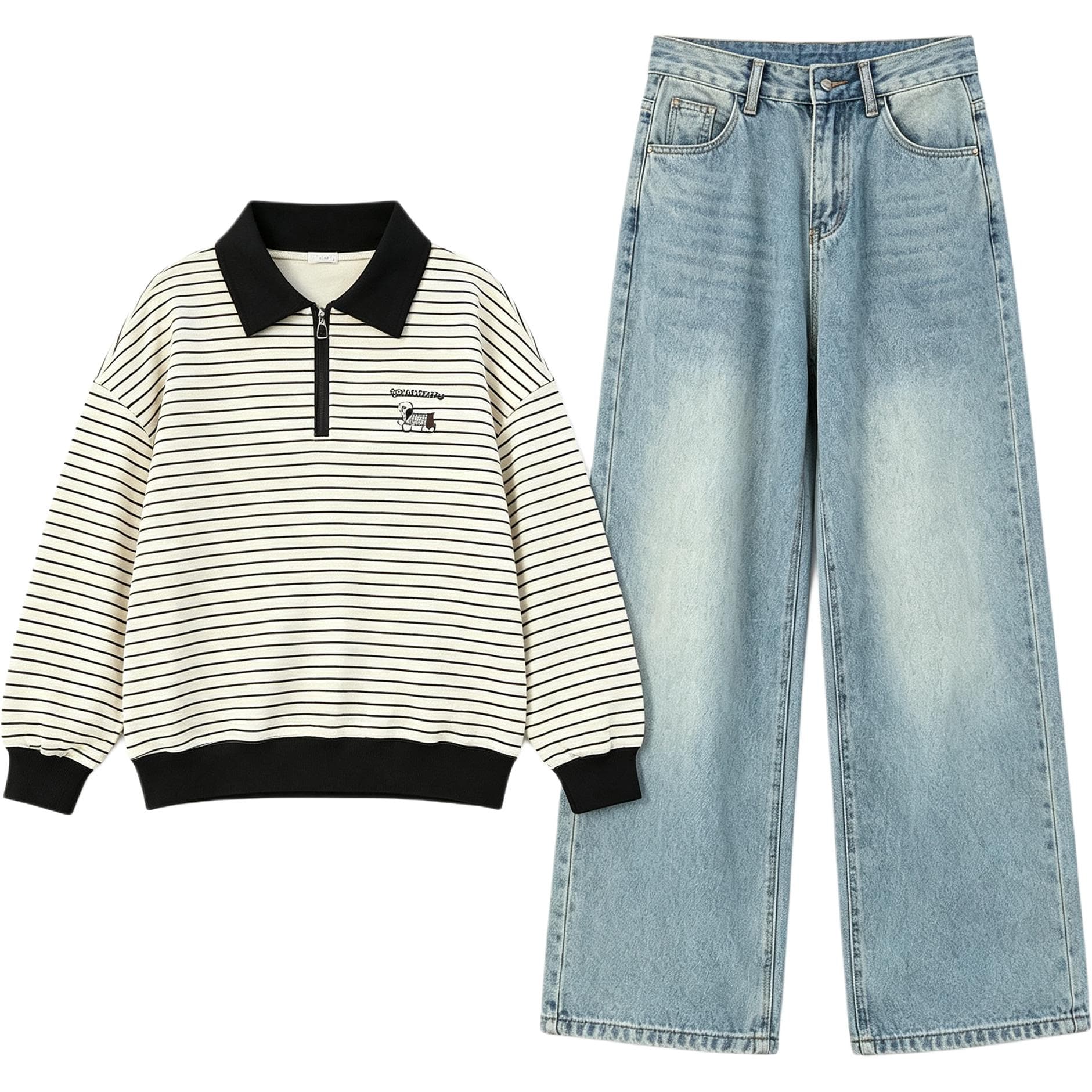 SHIBU 99646 Топ+Штаны Kids Повседневный Спортивный Костюм Комплекты - изображение 1