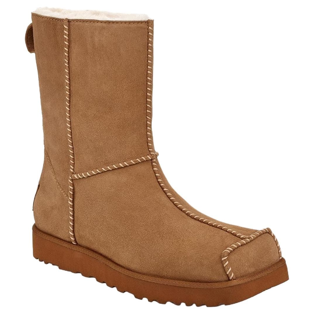 Ботинки зимние ugg Средней длины Сноубутсы Женские Коричневый - изображение 4
