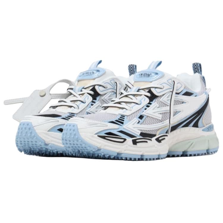 Кроссовки off-white BE Правая сторона Спина Лоу-топы Повседневная обувь Women's White Синий - изображение 3