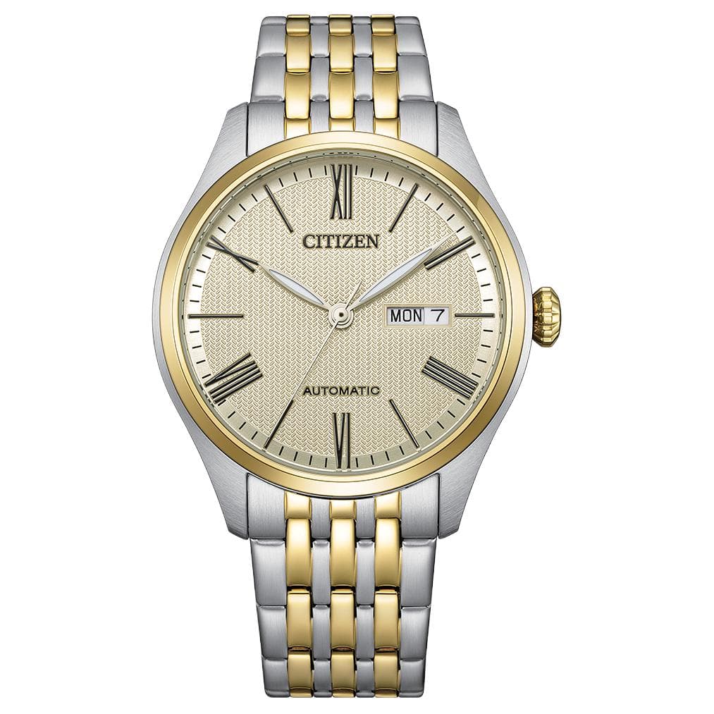 Часы CITIZEN Автоматический Механический Часы Мужские Механические 40 мм Золото - изображение 1