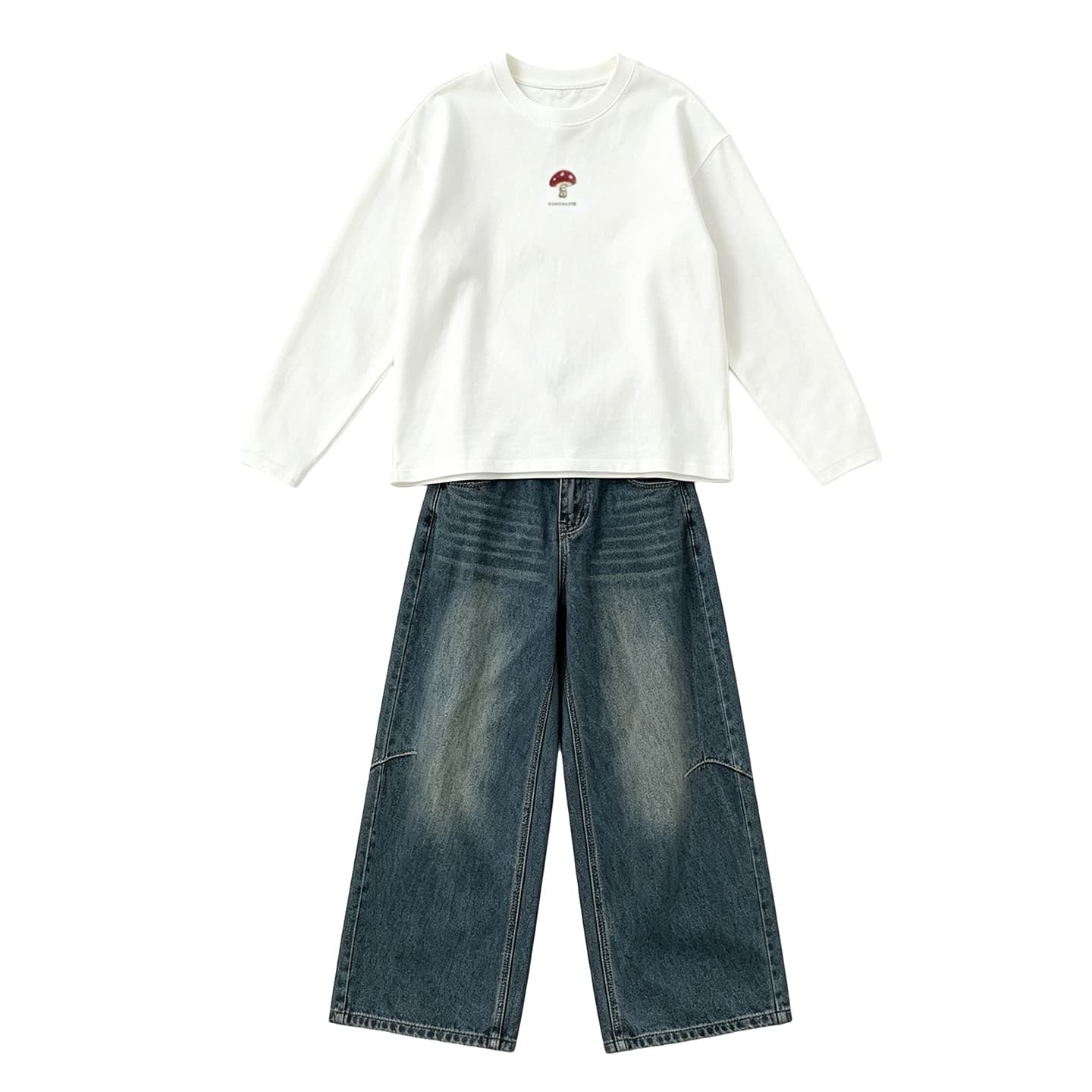 SHIBU 99977 Топ+Штаны Kids Повседневный Спортивный Костюм Комплекты - изображение 1