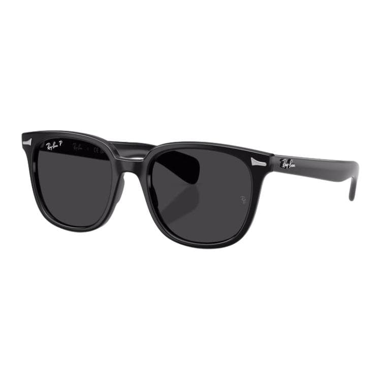 Солнцезащитные очки RayBan Ацетатная пластина Квадратная форма Солнцезащитные очки Унисекс Яркий черный - изображение 1