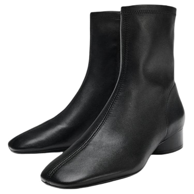 Сапоги zara Ботильоны Черный Женские - изображение 3
