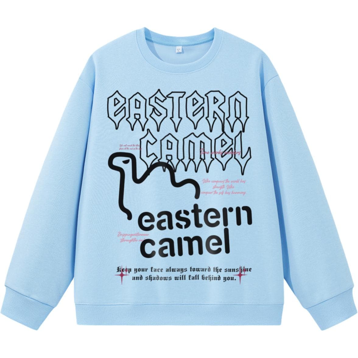 Кофта EASTERN CAMEL Светло-синий (Стандартное издание) Унисекс Свитшоты - изображение 1