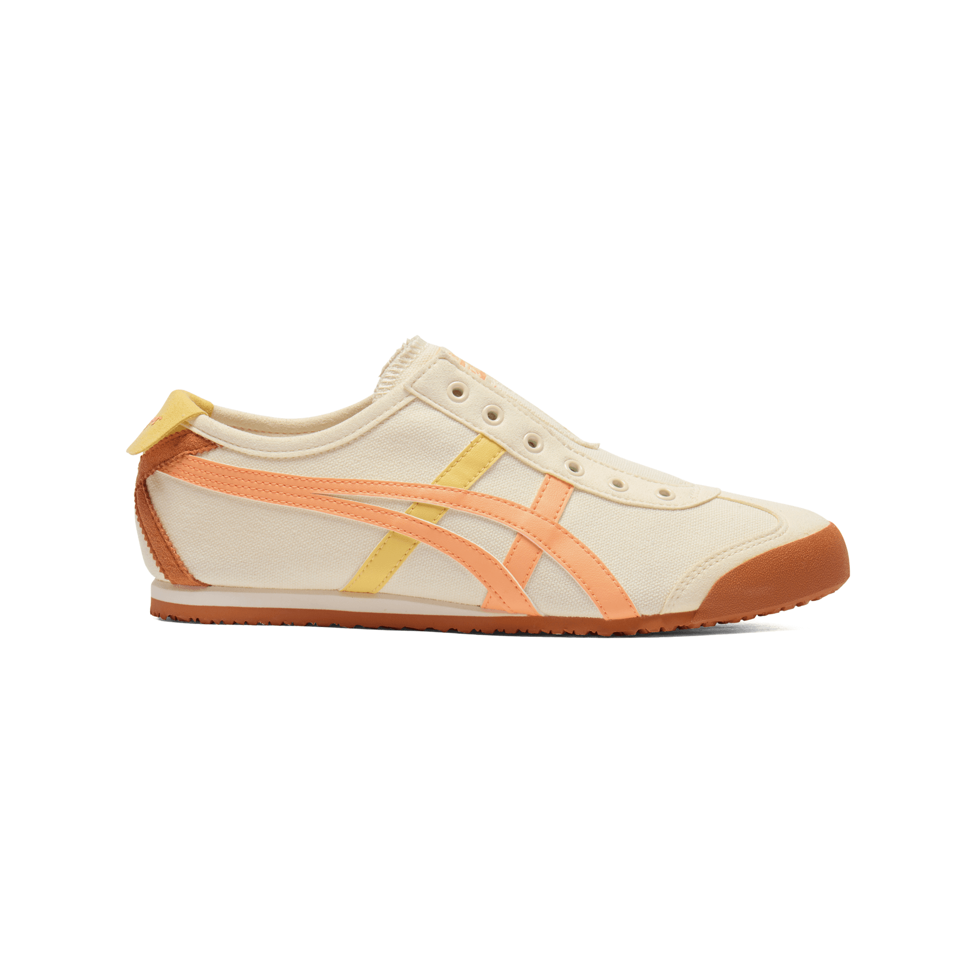 Кроссовки Onitsuka Tiger MEXICO 66 Slip-On Low-Top Повседневная Обувь Унисекс Бежевая - изображение 2