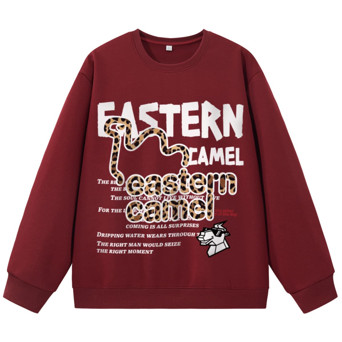 Худи EASTERN CAMEL Бургундский Унисекс Толстовки - изображение 1