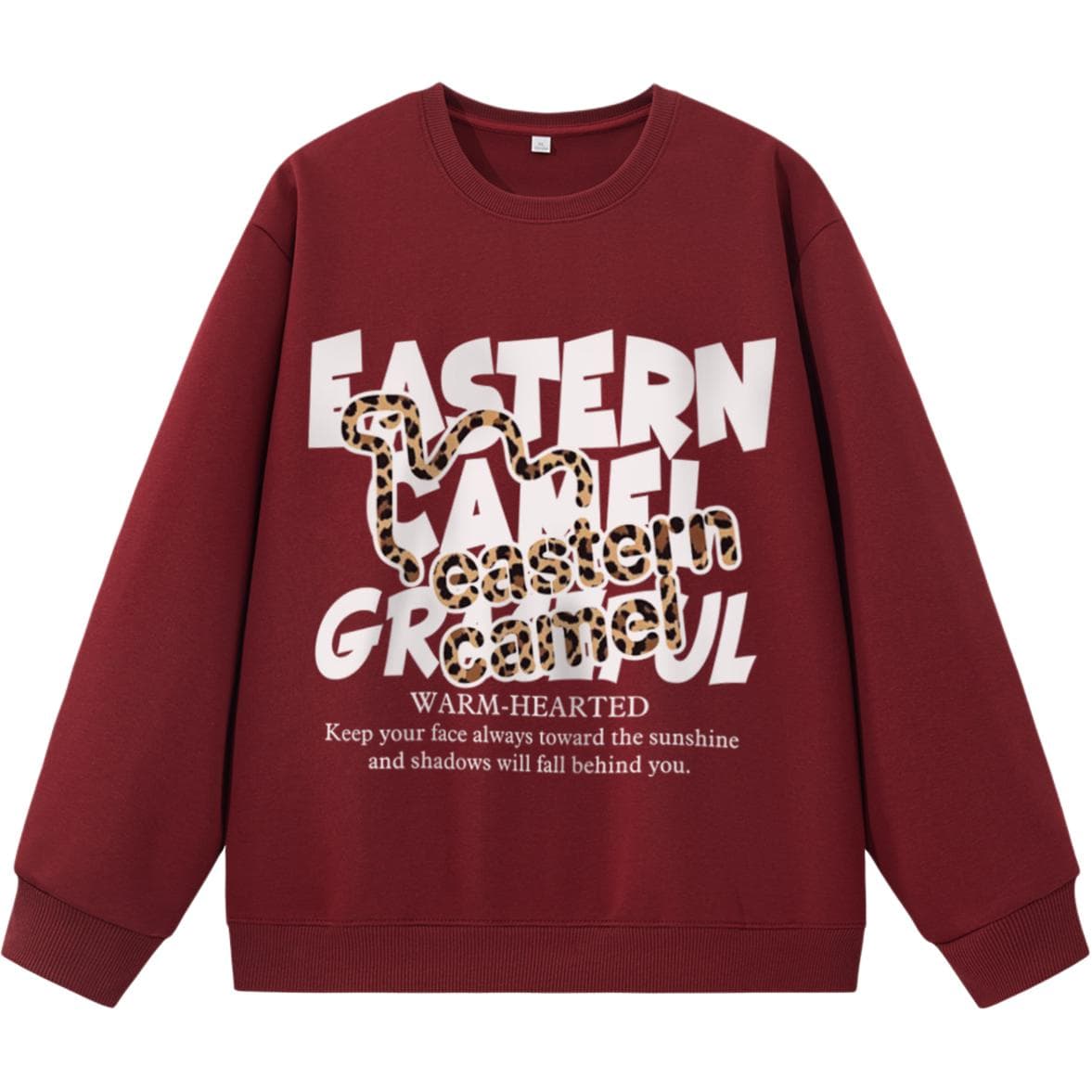 Худи EASTERN CAMEL Бордовый [Обычный] Унисекс Толстовки - изображение 1