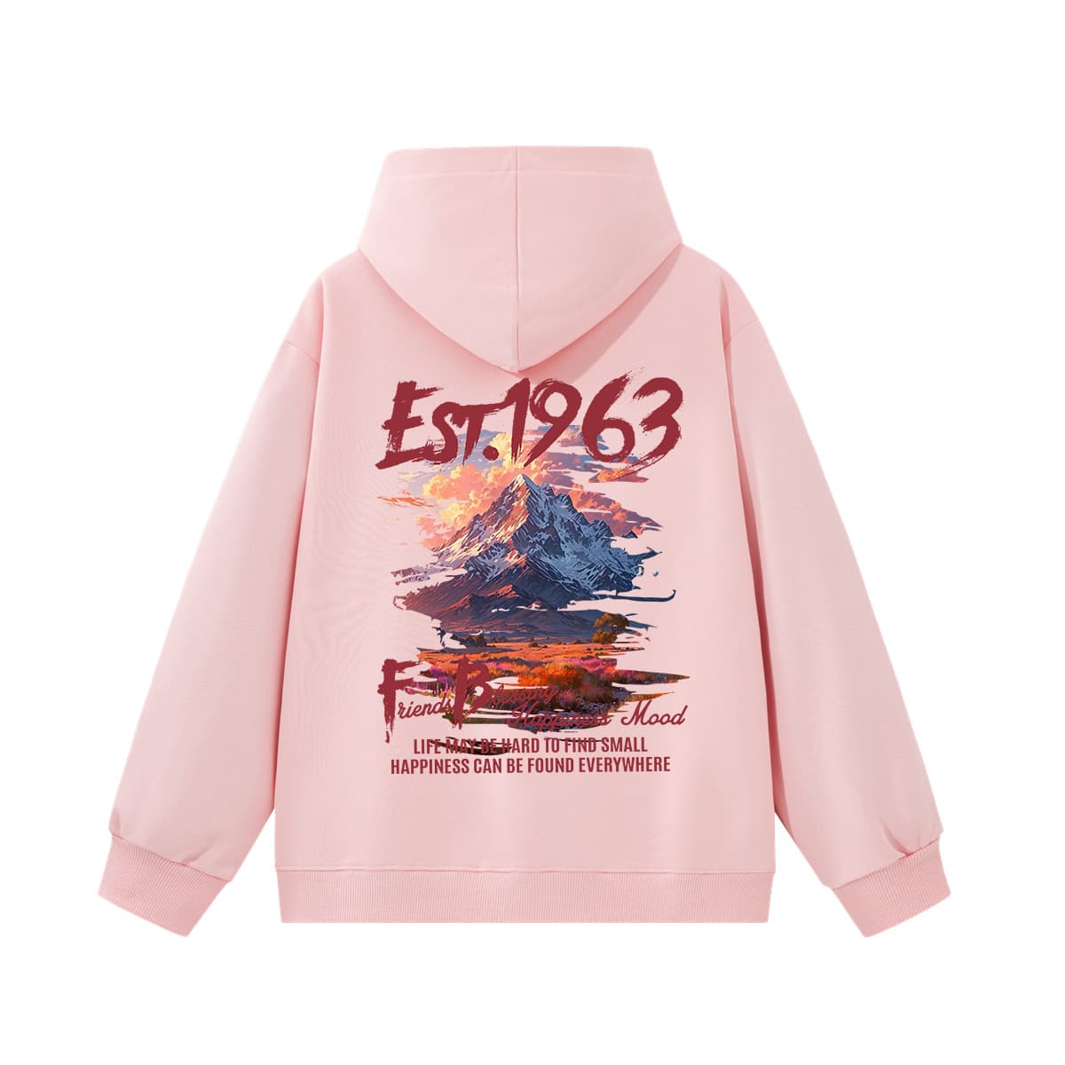 Худи EASTERN CAMEL Розовый Унисекс Толстовки - изображение 1