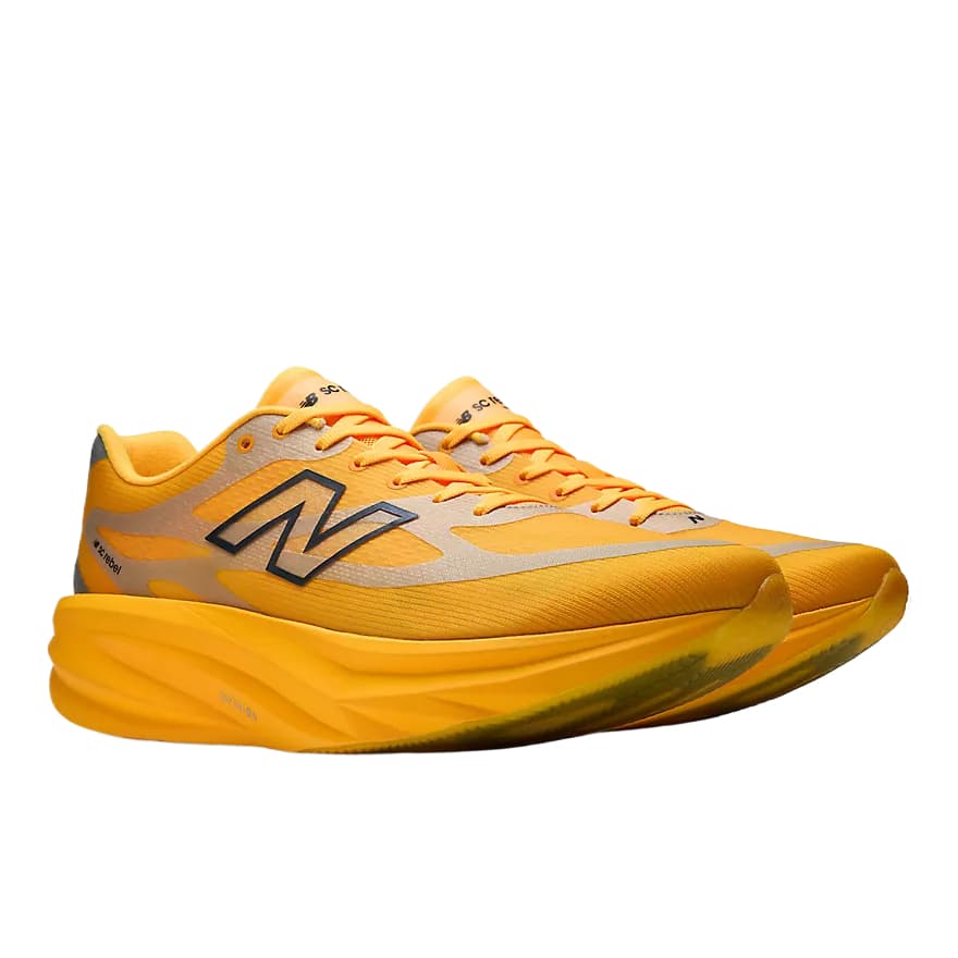Кроссовки для бега New Balance SuperComp Rebel Беговые кроссовки Низкие Samo Оранжевый Серебряный Металлический Лак Мужской - изображение 3