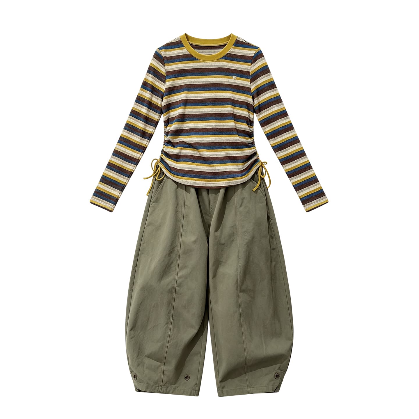 SHIBU 99964 Топ+Штаны Kids Повседневный Спортивный Костюм Комплекты - изображение 1