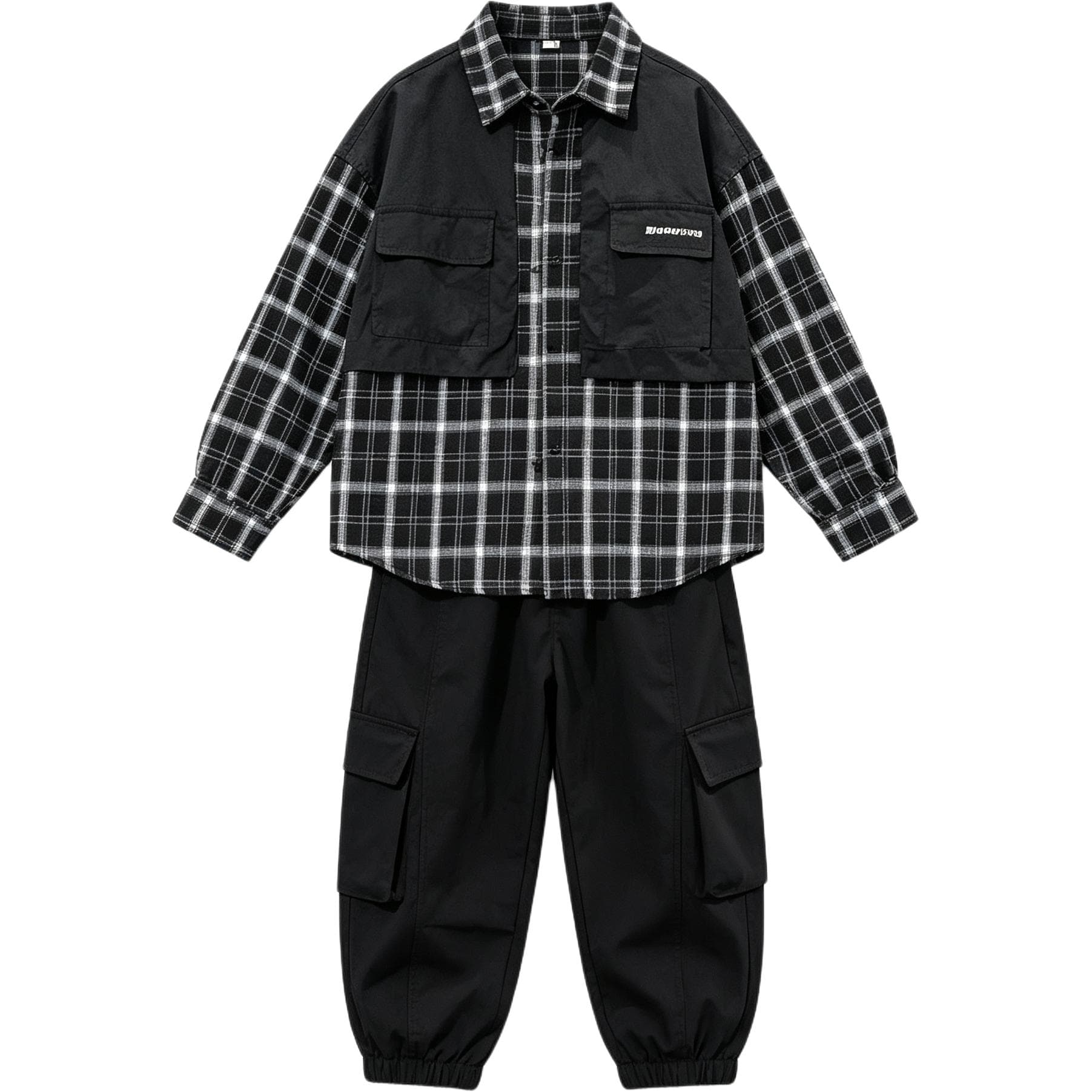 BOBBY ABLEY Черный (Одежда Комплекты) Kids Повседневные Спортивные Костюмы Комплекты - изображение 1