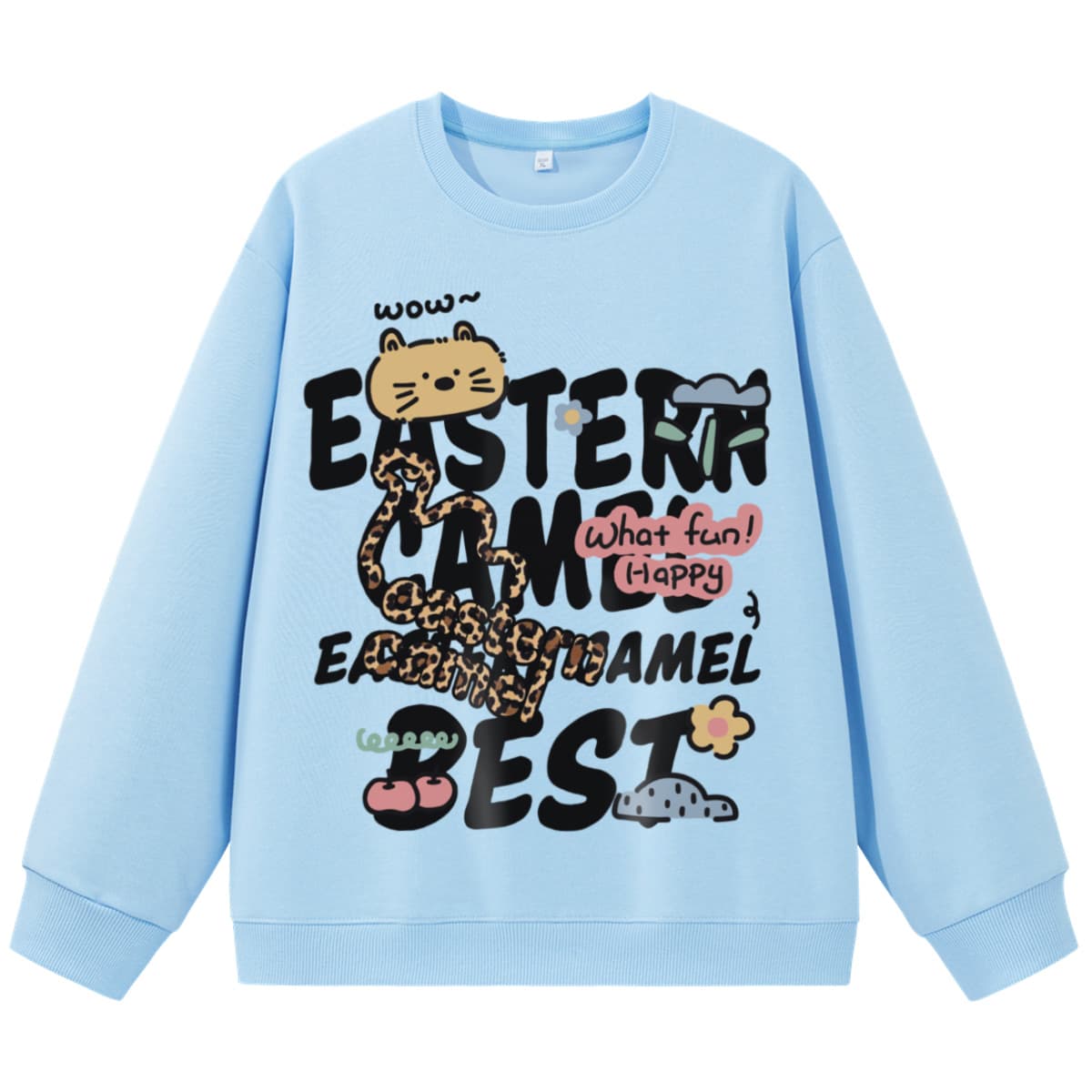 Худи EASTERN CAMEL Светло-синий Унисекс Толстовки - изображение 1
