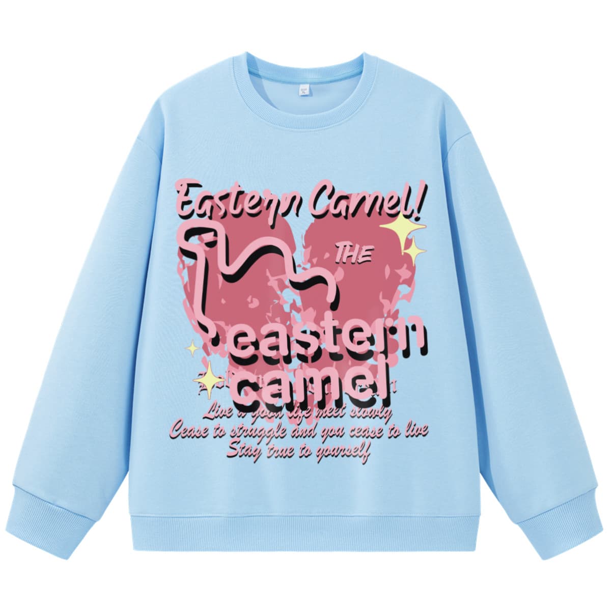 Худи EASTERN CAMEL Светло-синий Унисекс Толстовки - изображение 1