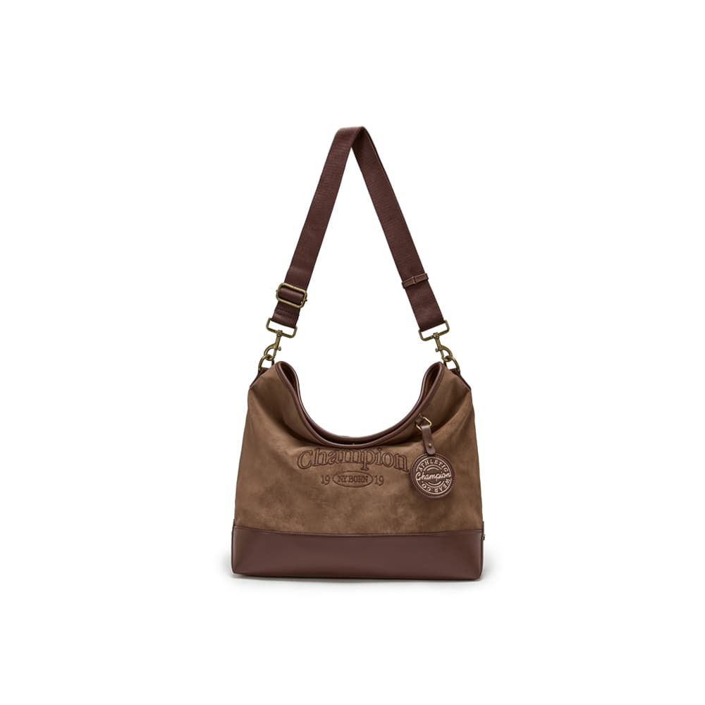 Сумка через плечо Champion Синтетическая кожа Crossbody сумка Унисекс Карамельный коричневый Черный - изображение 1