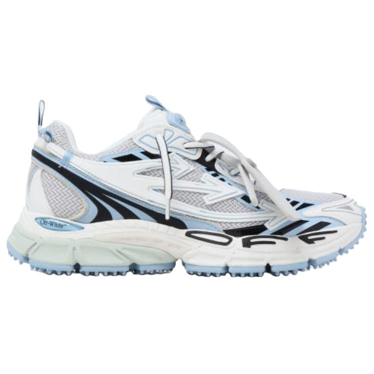 Кроссовки off-white BE Правая сторона Спина Лоу-топы Повседневная обувь Women's White Синий - изображение 2
