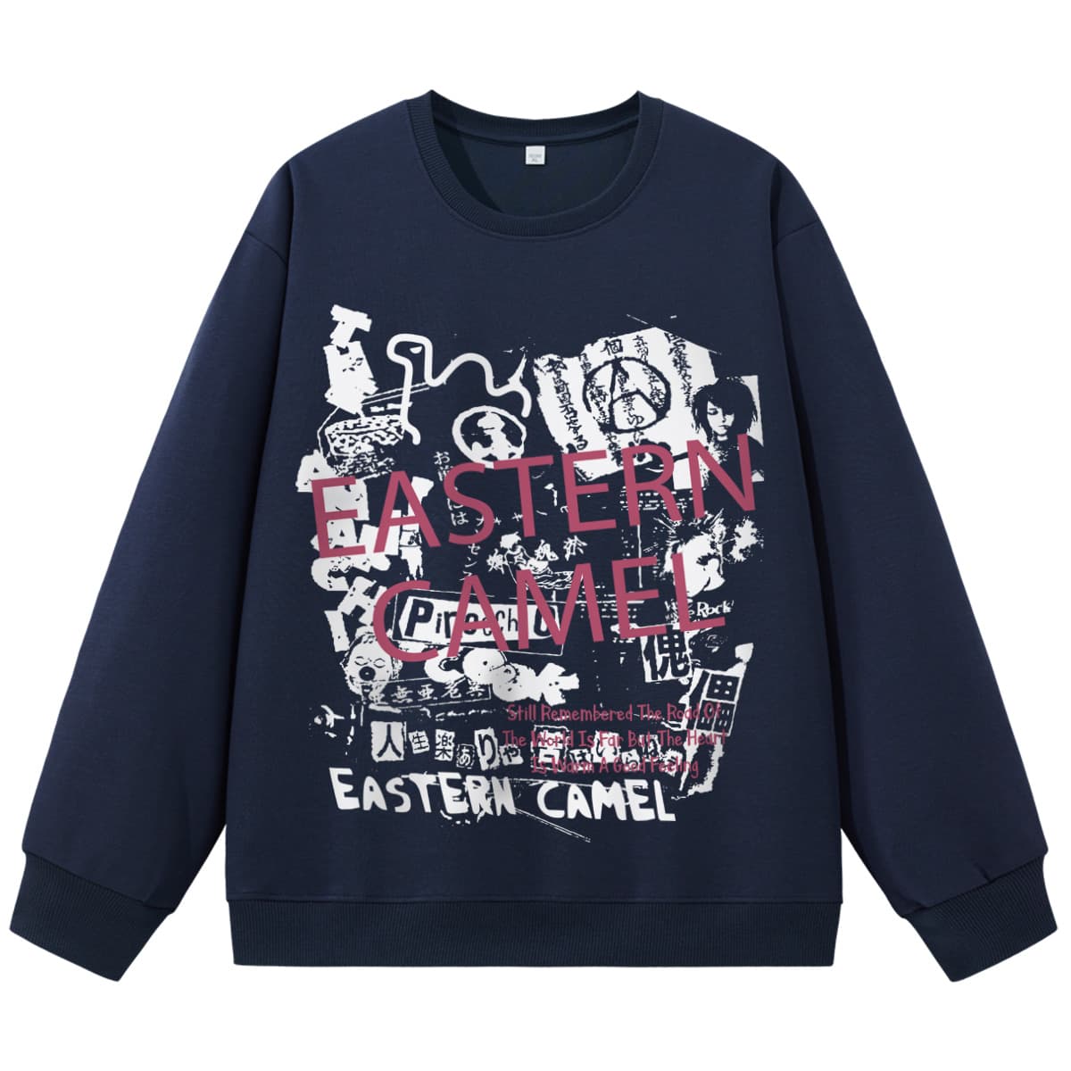 Худи EASTERN CAMEL Темно-синий Унисекс Толстовки - изображение 1