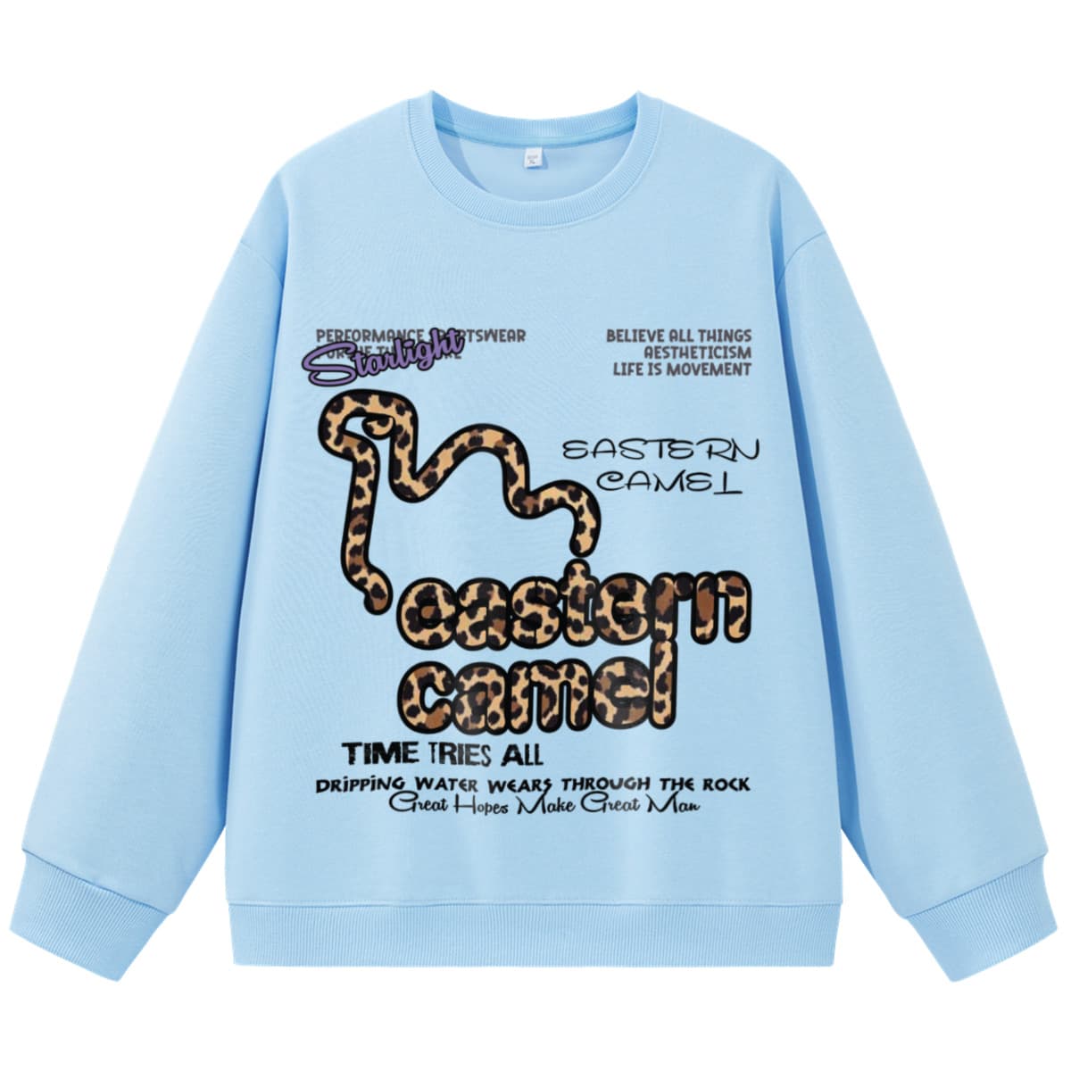 Худи EASTERN CAMEL Светло-синий Унисекс Толстовки - изображение 1