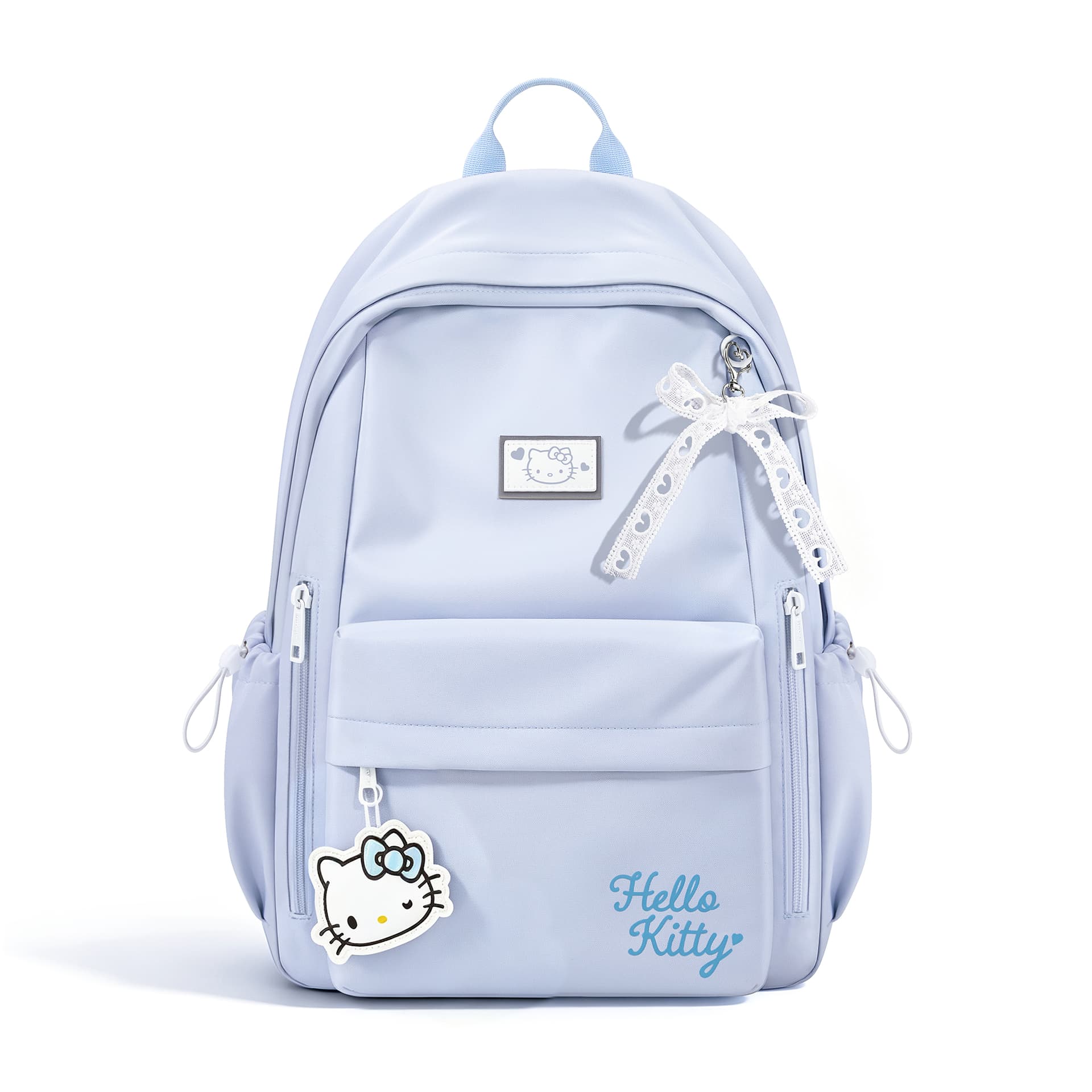 Рюкзак Санрио Hello Kitty Полиэстеровый Рюкзак Стандартный (Standard) Женский Пыльный Ледяной Синий - изображение 1