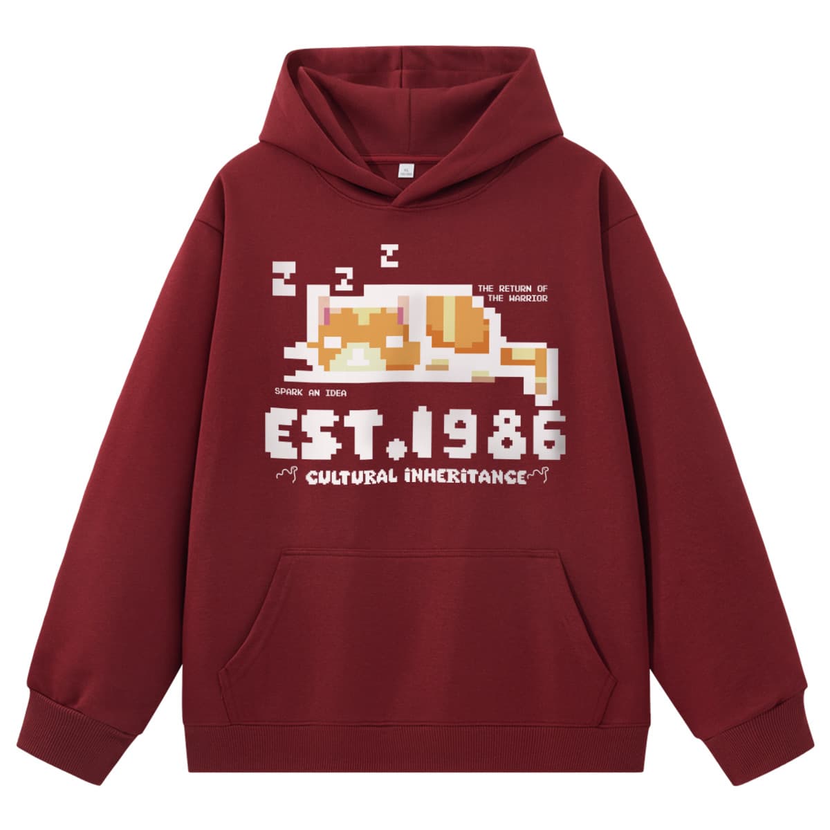 Худи EASTERN CAMEL Бургундский Унисекс Толстовки - изображение 1