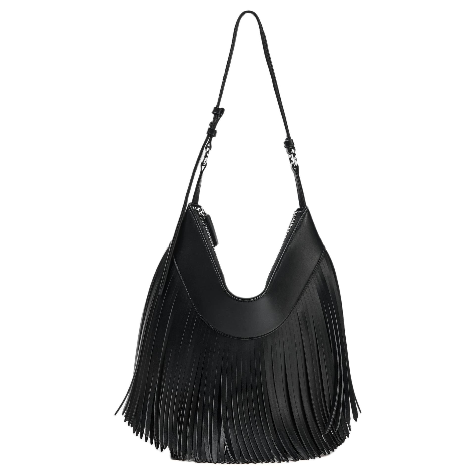 Мини-сумка zara PU (полиуретан) Сумки через плечо Женские Черный - изображение 1