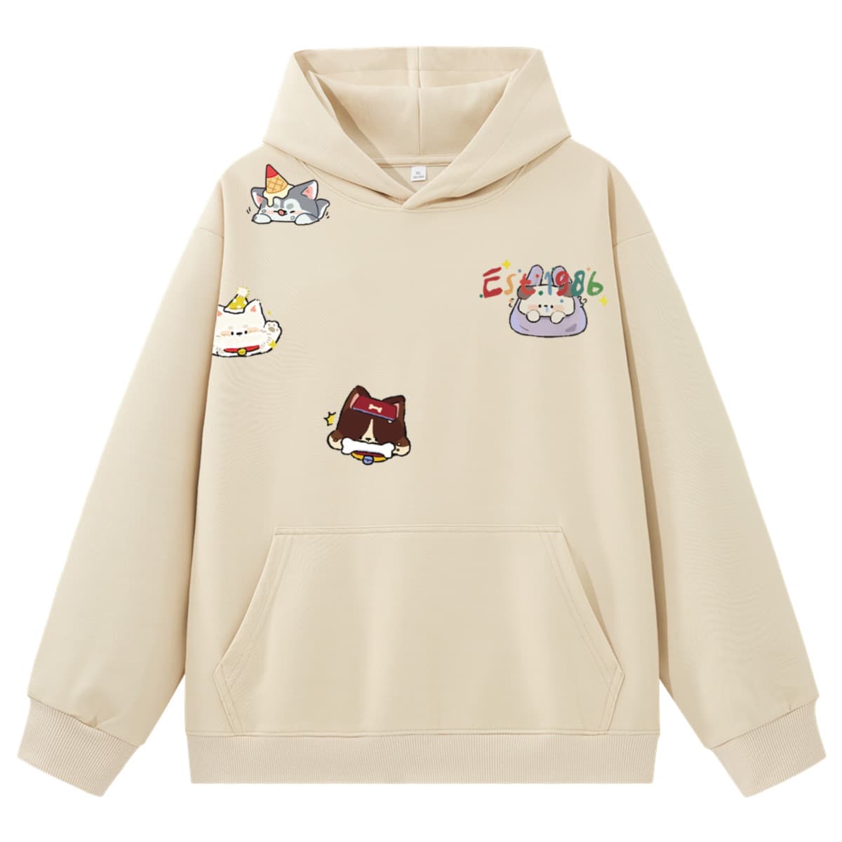 Худи EASTERN CAMEL Абрикос Унисекс Толстовки - изображение 1