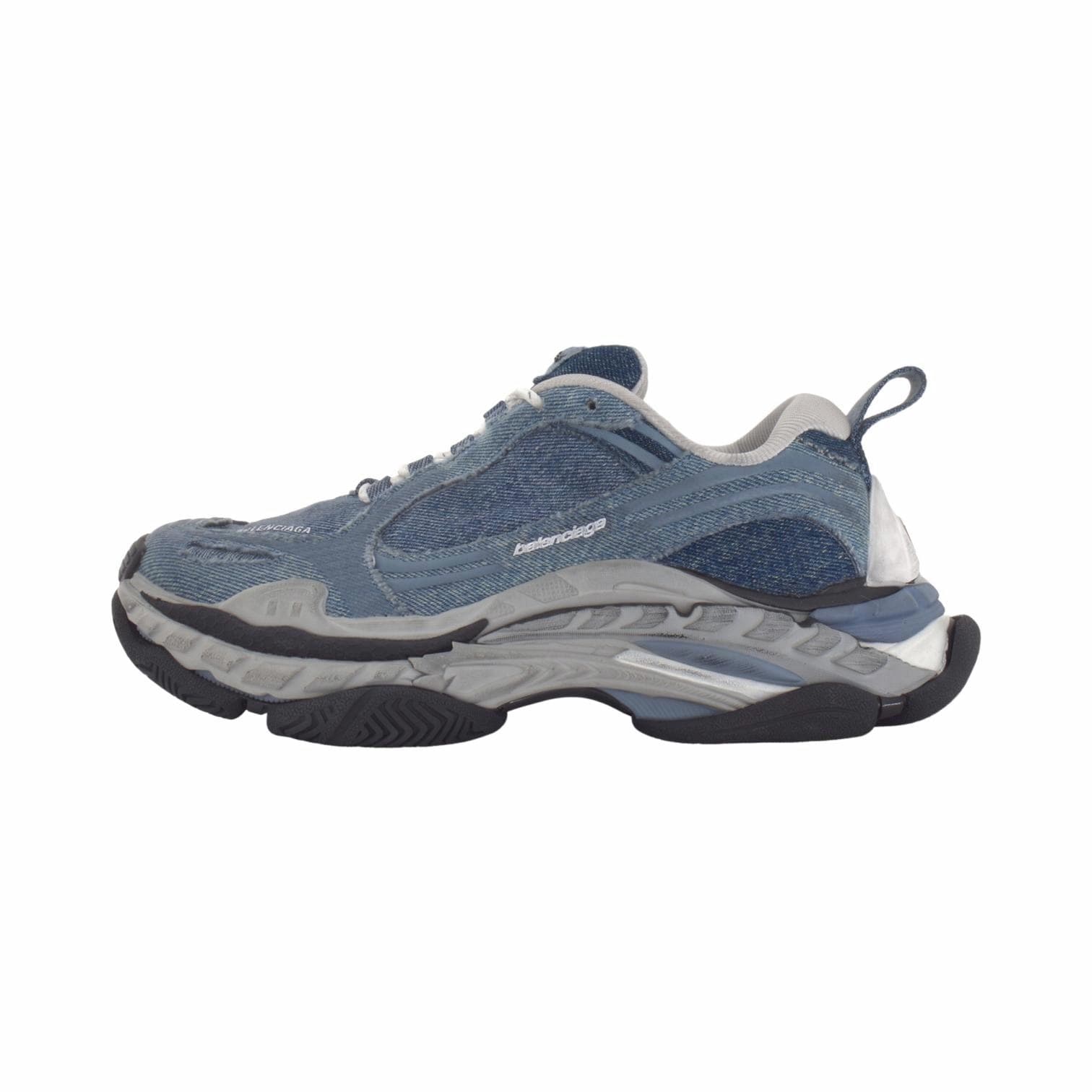 Кроссовки Balenciaga Triple S.2 Массивные кроссовки Low Топ Синий Женские - изображение 1