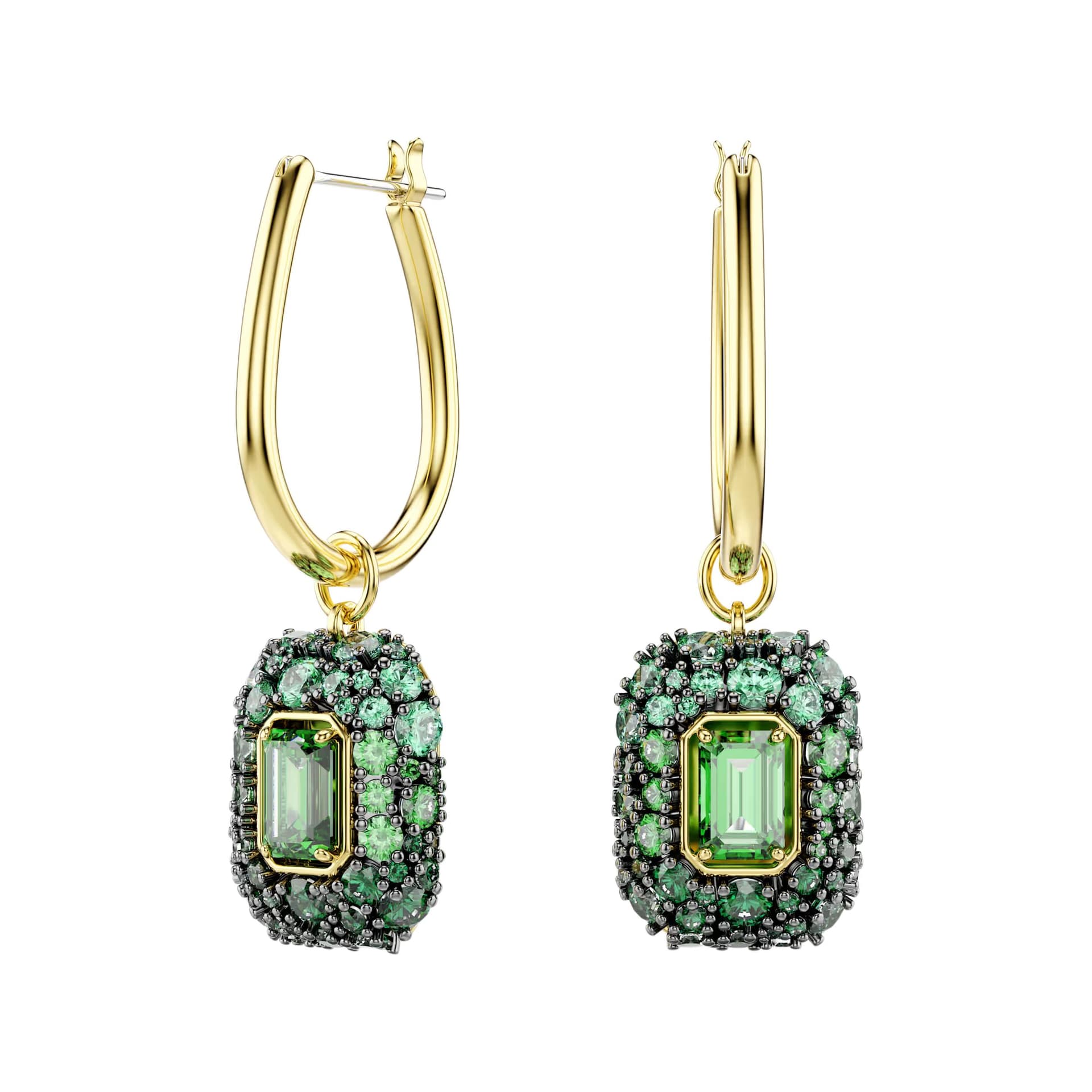 Серьги Swarovski Sublima Кубическая циркония Серьги Женские Зелёный - изображение 2