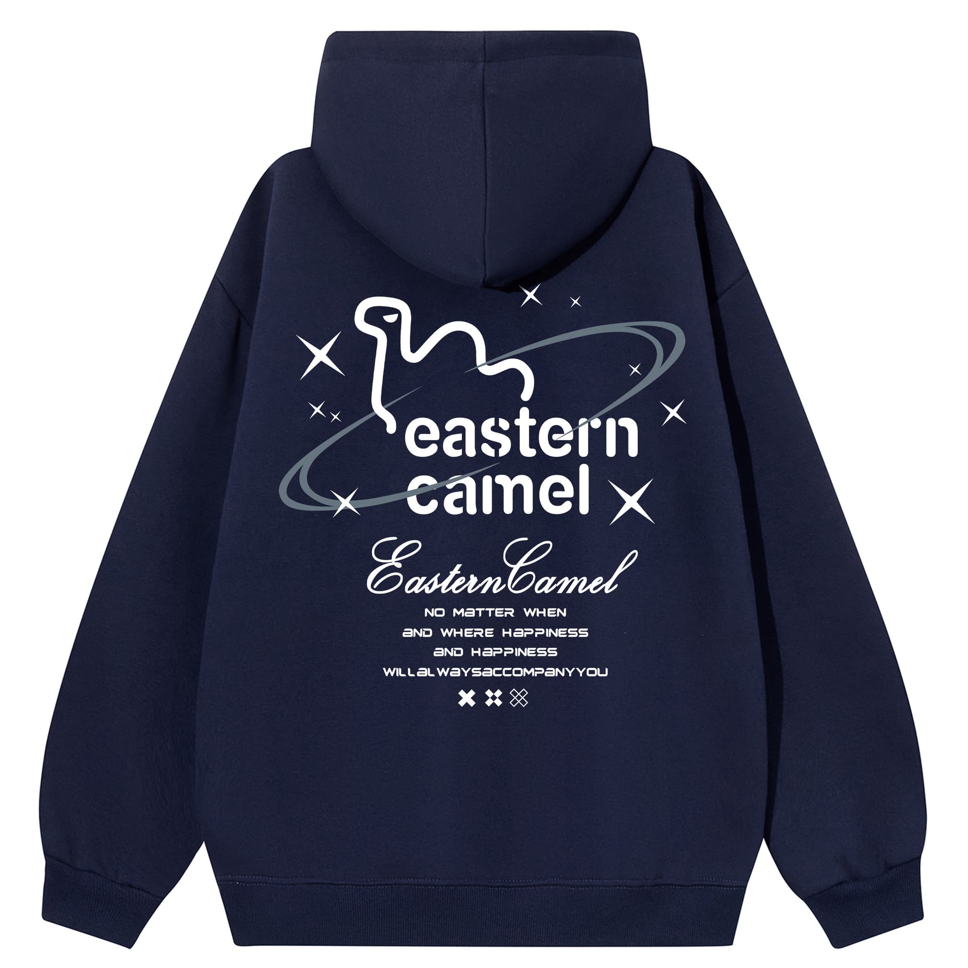 Худи EASTERN CAMEL Темно-синий Унисекс Толстовки - изображение 2