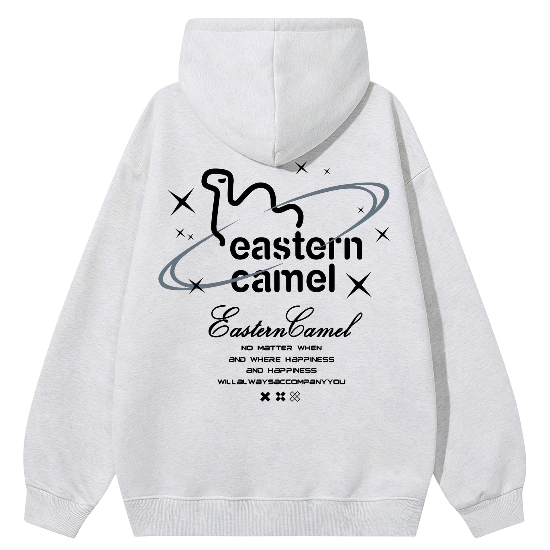Худи EASTERN CAMEL Бело-серый вереск Унисекс Толстовки - изображение 2