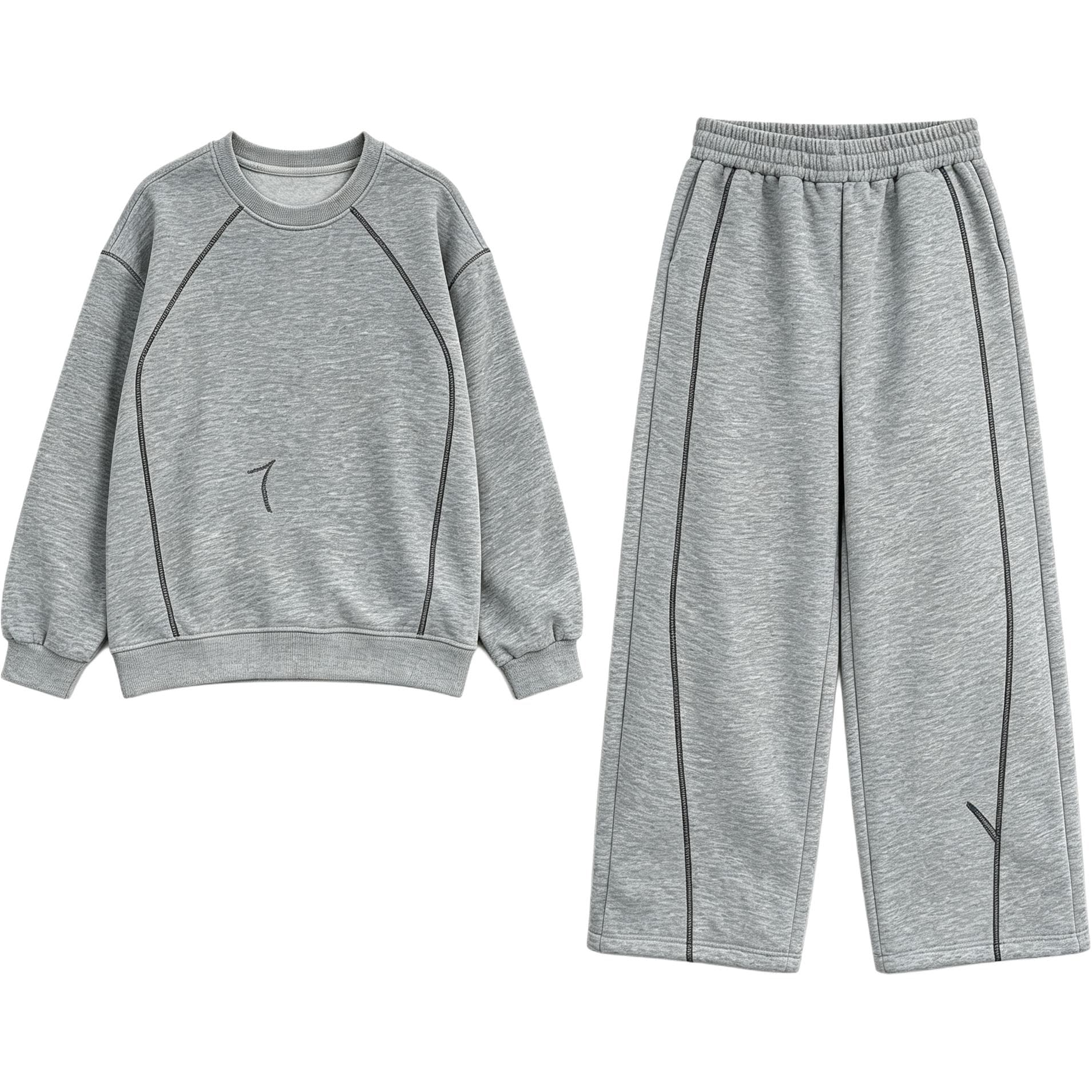 SHIBU 26138 Стиль Серый Комплект Kids Повседневные Спортивные Костюмы Наборы - изображение 1