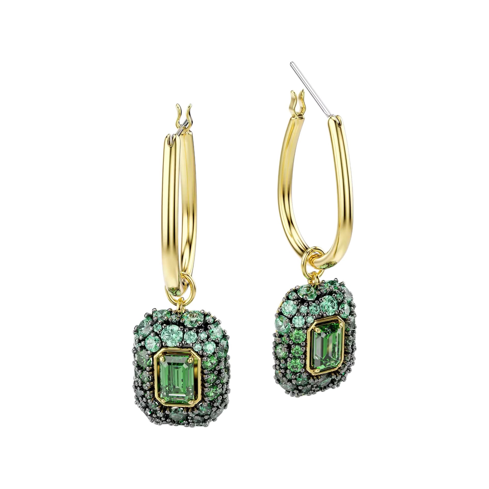 Серьги Swarovski Sublima Кубическая циркония Серьги Женские Зелёный - изображение 3